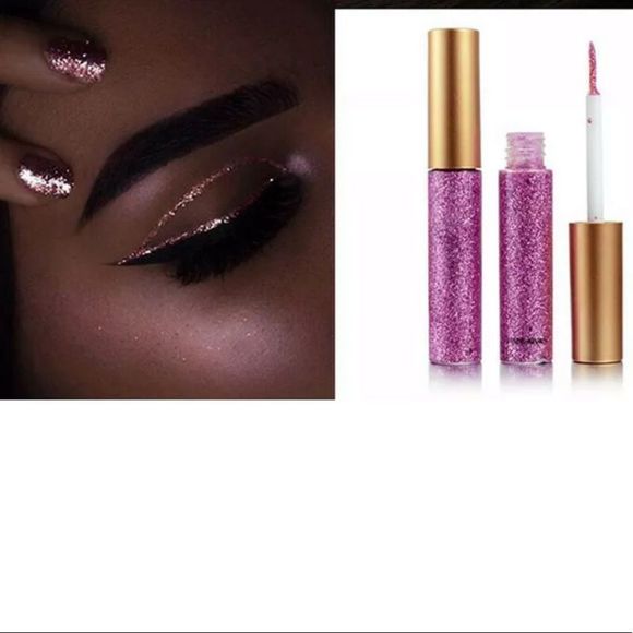Pink Liquid Glitter Eyeliner in #1 - Picture 2 of 3